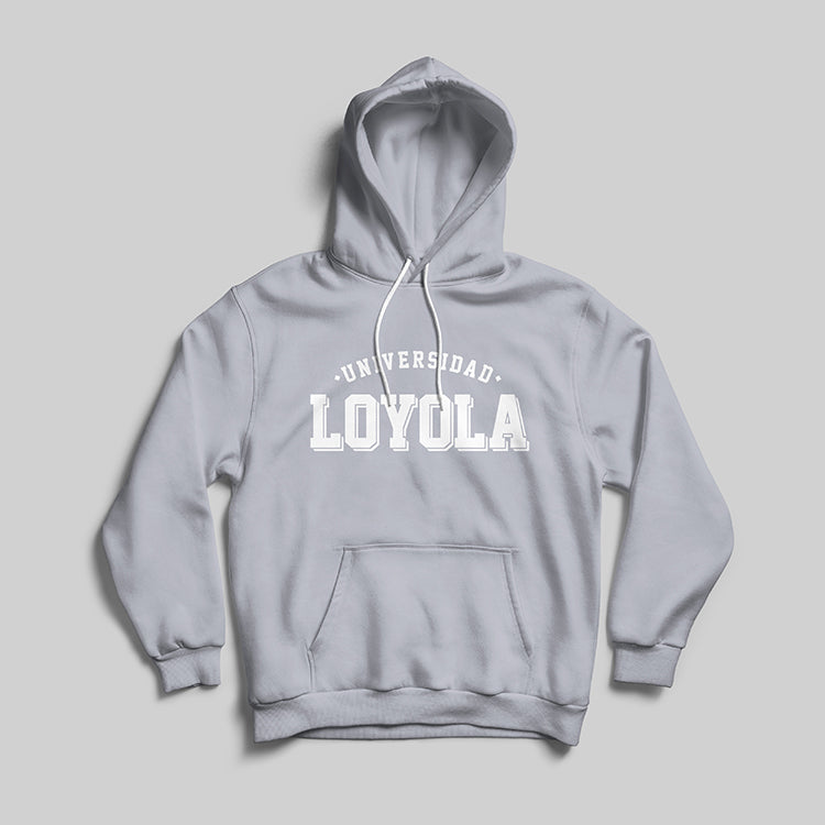 Sudadera gris - Modelo Universidad Loyola