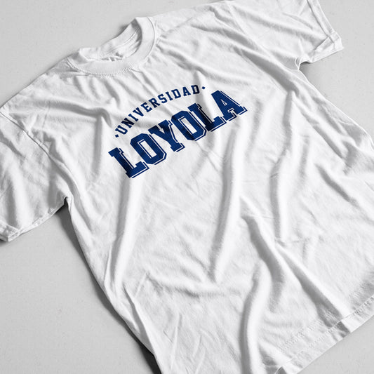 Camiseta blanca - Modelo Universidad Loyola