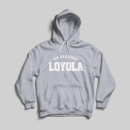 Sudadera gris - Modelo Universidad Loyola